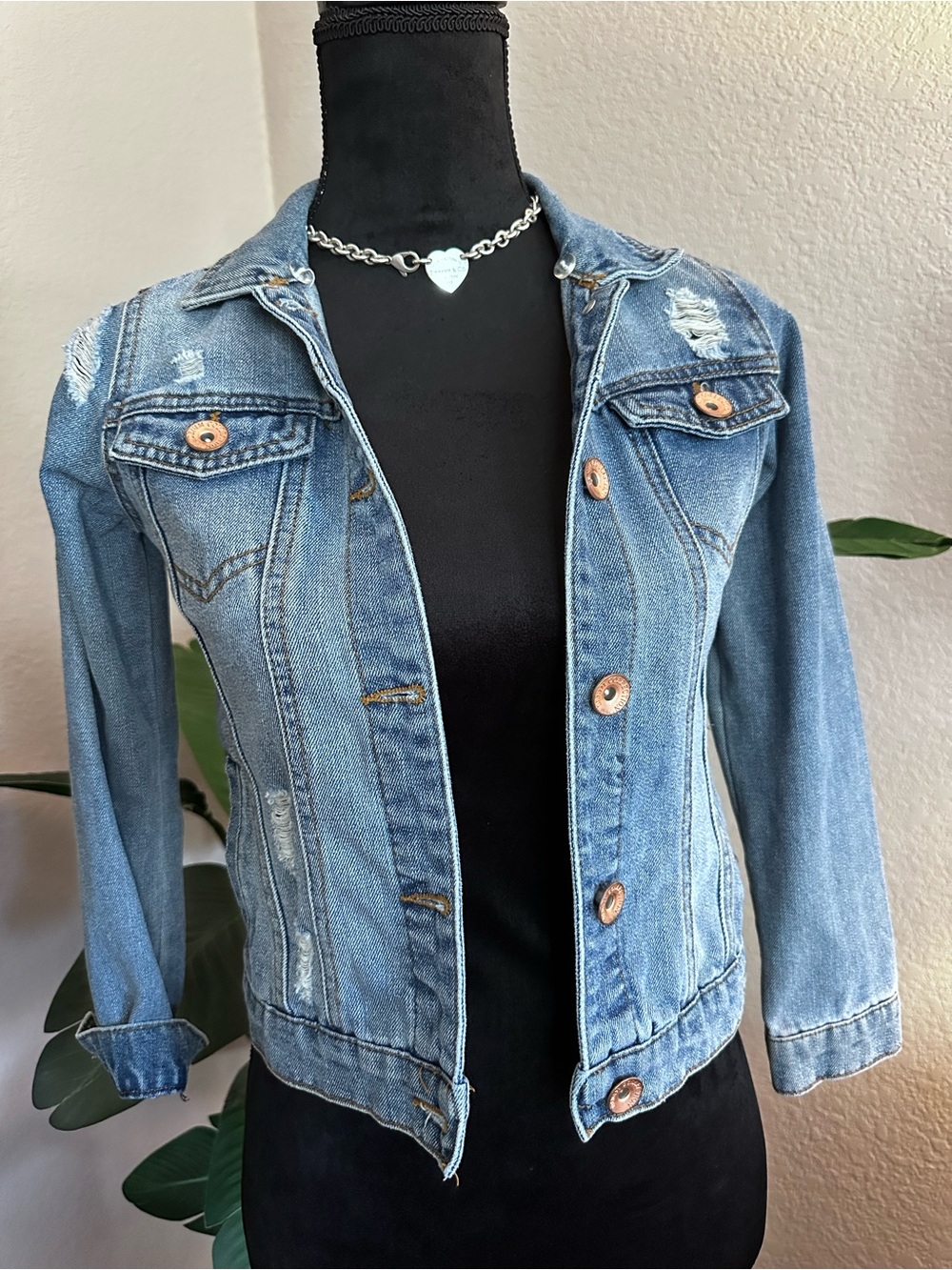 Ci Sono Light Blue Kids Denim Jacket